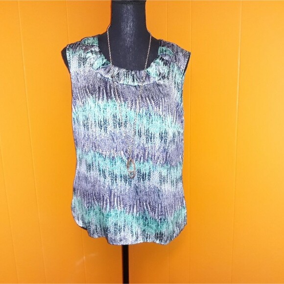 *SALE* 3 for $15 Kasper sleeveless top sz M - Picture 1 of 6